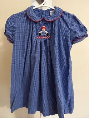 Orient Expressed Smocked Raggedy Ann Dress